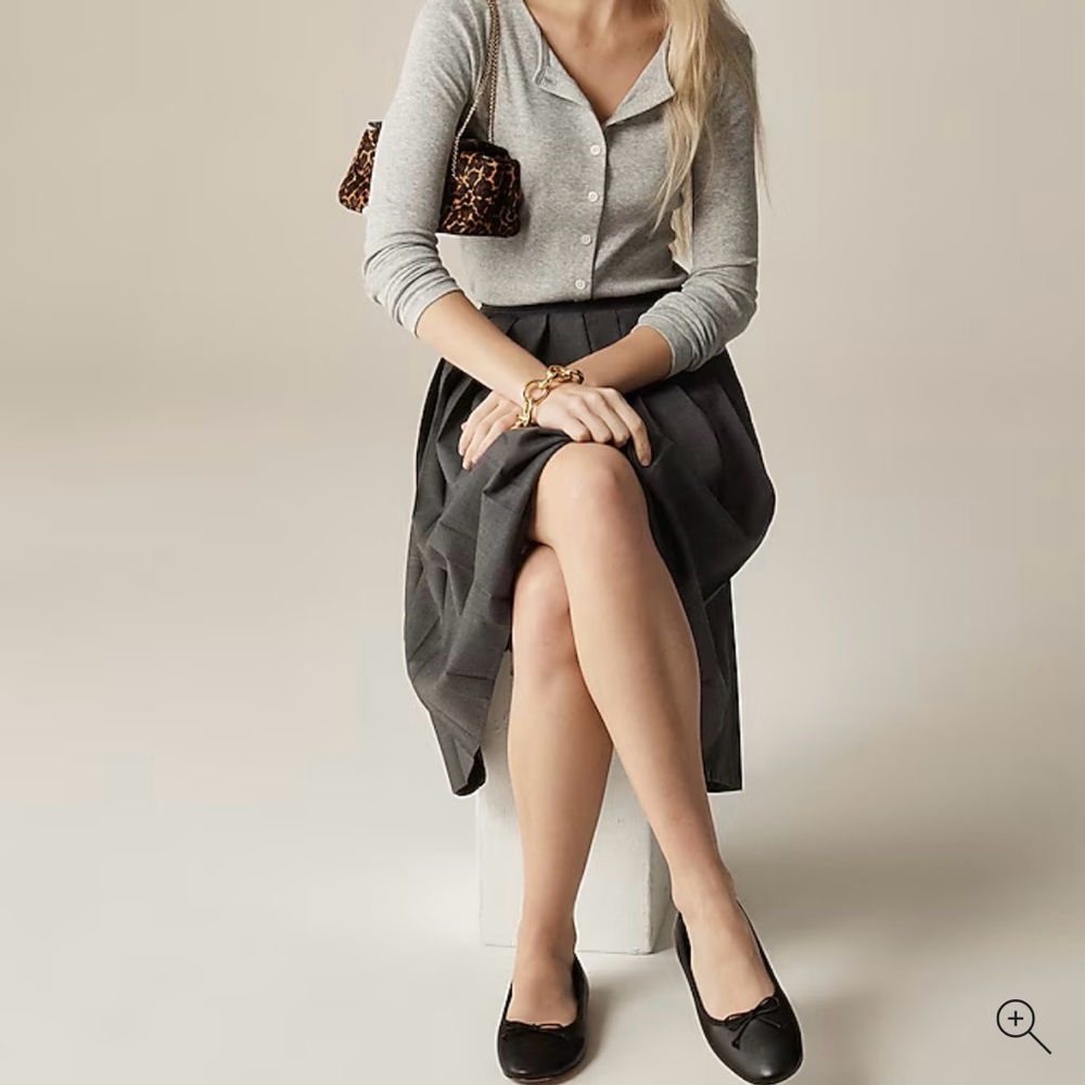 J. Crew Black Flats
